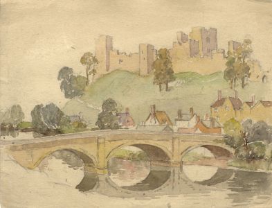 C.E. Hannaford RBA - Early 20th Century Watercolour, Arched Bridge