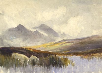 C.E. Hannaford RBA - Early 20th Century Watercolour, On the Marshes