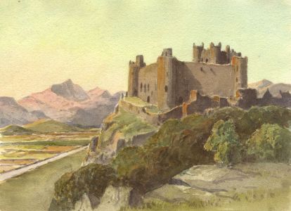 C.A. Hannaford RBA - Mid 20th Century Watercolour, Old Castle