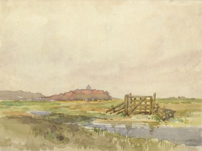 C.A. Hannaford RBA - Mid 20th Century Watercolour, Country Gate