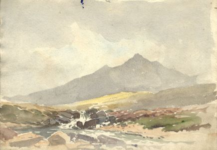 C.E. Hannaford RBA - Early 20th Century Watercolour, Highland Stream