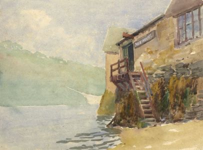 C.A. Hannaford RBA - Mid 20th Century Watercolour, Next to the Lake