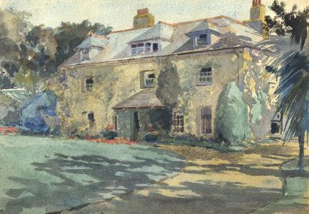 C.A. Hannaford RBA - Mid 20th Century Watercolour, Manor House