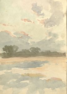 C.E. Hannaford RBA - Early 20th Century Watercolour, Reflections