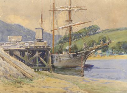 C.E. Hannaford RBA - Early 20th Century Watercolour, Fowey, Cornwall