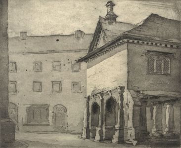 C.A. Hannaford RBA - Mid 20th Century Etching, Buildings