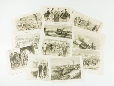 Illustrated London News - 11 Late 19th Century Wood Engravings, Genre Scenes