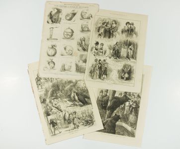 Illustrated London News - 4 Late 19th Century Wood Engravings, Miscellaneous