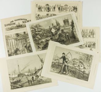 Illustrated London News - 6 Late 19th Century Wood Engravings, Fashions