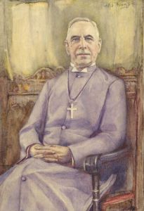 Chris Adams RMS - Mid 20th Century Watercolour, Portrait of a Priest