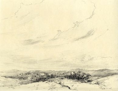 Marcus Adams - Early 20th Century Pen and Ink Drawing, Rural View