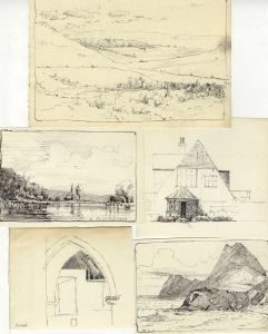 Marcus Adams - Set of 5 Early 20th Century Pen and Ink Drawings