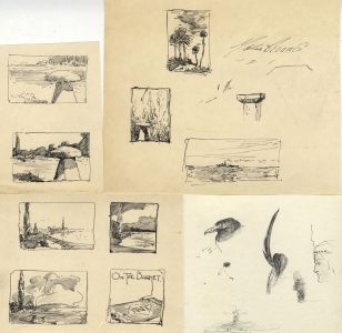 Marcus Adams - Set of 11 Mid 20th Century Pen and Ink Drawings