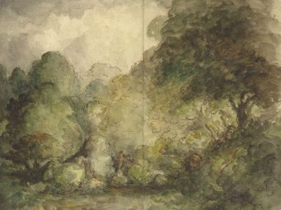 Harold Hope Read - Mid 19th Century Watercolour, Figure in a Landscape