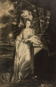 Valentine Green - 1780 Mezzotint, Mary Isabella, Duchess of Rutland