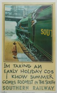 Contemporary Digital Print - Southern Railway