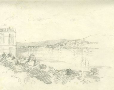 Marcus Adams (1875-1959) - Mid 20th Century Graphite Drawing, Lake View