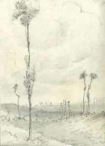 Marcus Adams - Mid 20th Century Graphite Drawing, Silent Conversations