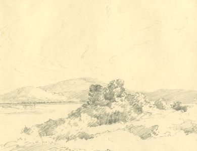 Marcus Adams (1875-1959) - Mid 20th Century Graphite Drawing, Coastal View