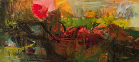 Gilbert Adams FRPS (1906-1996) - 1969 Acrylic, Abstract Composition