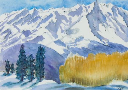 Rosalind Adams (née Thuillier) - Contemporary Watercolour, Haines Junction Yukon