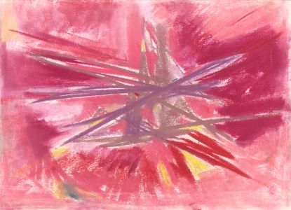 Rosalind Adams (née Thuillier) - Contemporary Pastel, Star Composition