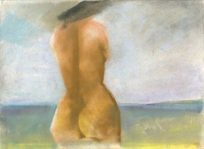 Rosalind Adams (née Thuillier) - Contemporary Pastel, Nude