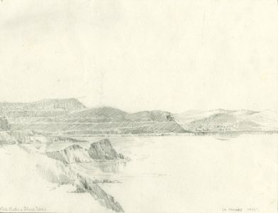 Marcus Adams - 1925 Graphite Drawing, La Trayas