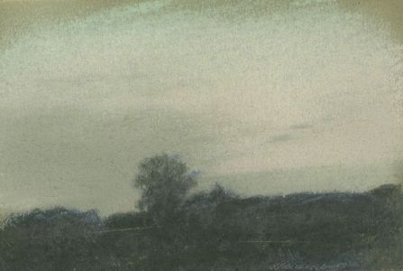 Marcus Adams - Early 20th Century Pastel, Fading After-Glow