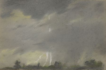 Marcus Adams (1875-1959) - 1958 Pastel, Storm Over Henley