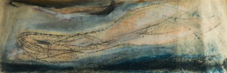 Gilbert Adams FRPS - Mid 20th Century Pastel, Composition in Blue