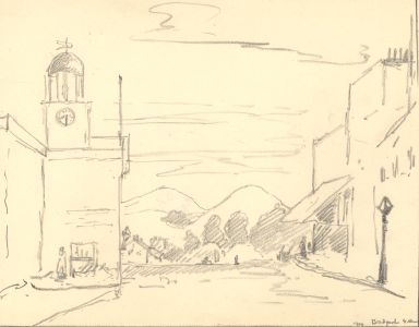 Marcus Adams - 1929 Graphite Drawing, Bridport
