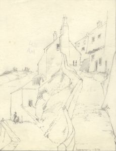 Marcus Adams - 1931 Graphite Drawing, Mevagissey