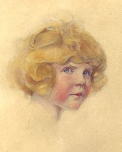 Gilbert Adams FRPS (1906-1996) - Mid 20th Century Oil, Portrait of a Girl