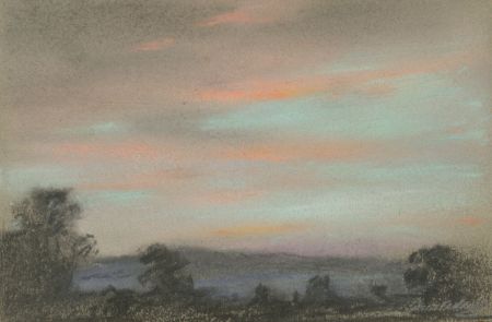 Marcus Adams - Small 1958 Pastel, Twilight