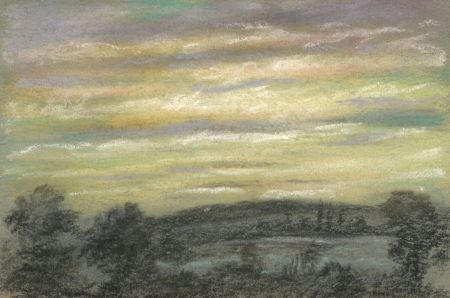 Marcus Adams - Small 1958 Pastel, August Skies