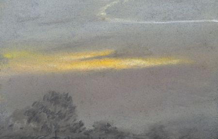 Marcus Adams - Small 1957 Pastel, Slither of Light