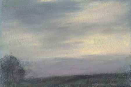 Marcus Adams - Small 1958 Pastel, Dusk