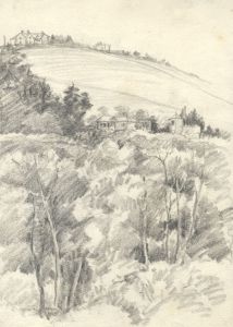 Marcus Adams - Early 20th Century Graphite Drawing, Pair of Landscapes