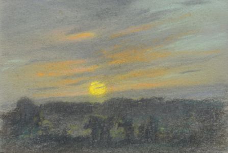 Marcus Adams - Small 1958 Pastel, Summer Evening