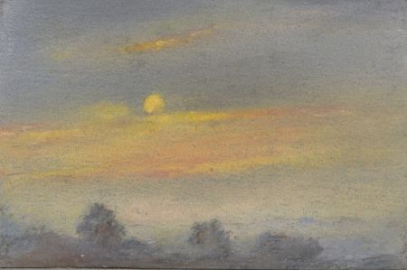 Marcus Adams - Small 1958 Pastel, Rising Sun