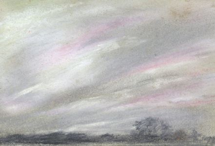 Marcus Adams - Small 1958 Pastel, Wintry Morning