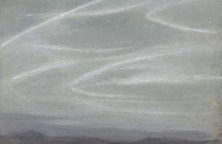 Marcus Adams - Small Mid 20th Century Pastel, Trails of the Planes