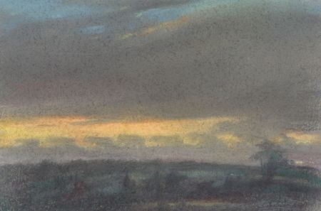 Marcus Adams - Small 1958 Pastel, Cloud Drift