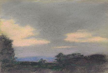 Marcus Adams - Small 1958 Pastel, Looking South West