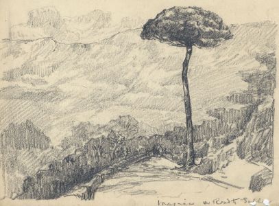 Marcus Adams - Pair of Early 20th Century Graphite Drawings, Landscapes