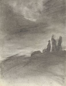 Marcus Adams - Set of 5 Early 20th Century Graphite Drawings, Rolling Hills