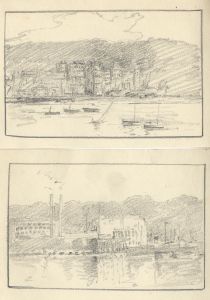 Marcus Adams - Set of 5 Early 20th Century Graphite Drawings, Harbours