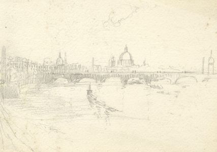Marcus Adams - Set of 4 Early 20th Century Graphite Drawings, Cityscapes