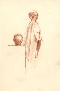 Marcus Adams, Pair of Early 20th Century Graphite Drawing, Figure Studies